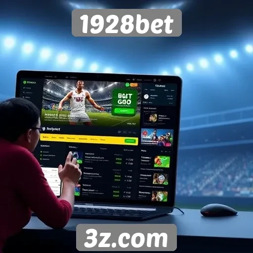 Experiência do usuário na navegação do 1928bet